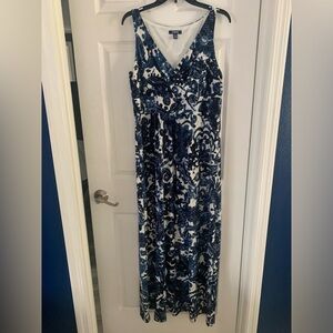 Chaps Blue pattern dress